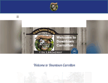Tablet Screenshot of historicdowntowncarrollton.com